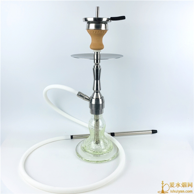 跨境不锈钢水烟壶 双管水烟壶 中号水烟 水烟生产厂家 Hookah