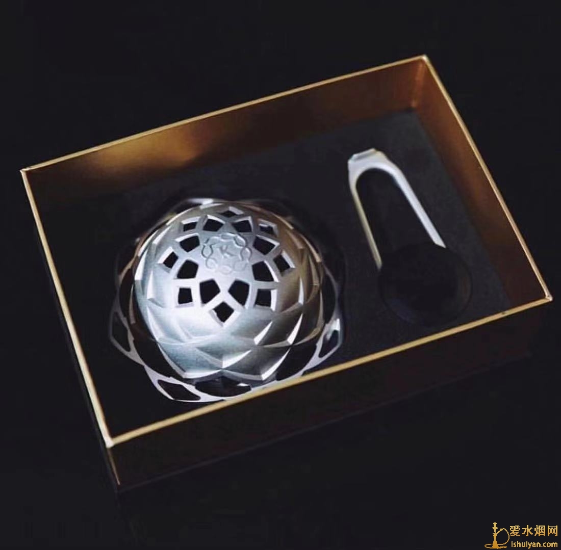 莲花碳隔阿拉伯水烟壶搭配椰壳碳专用礼盒