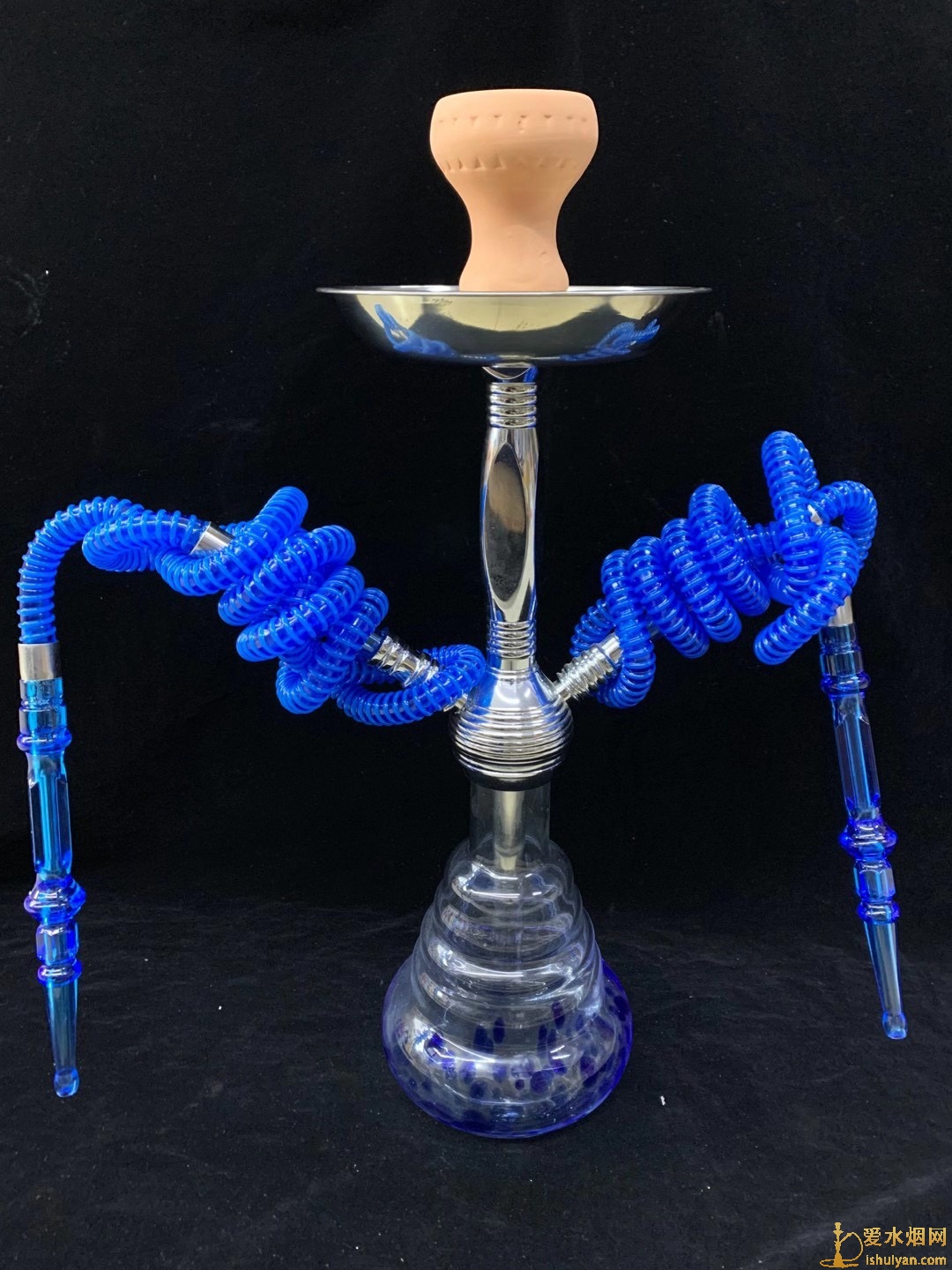 中号双嘴锌合金新款阿拉伯水烟壶 DIY阿拉伯水烟壶