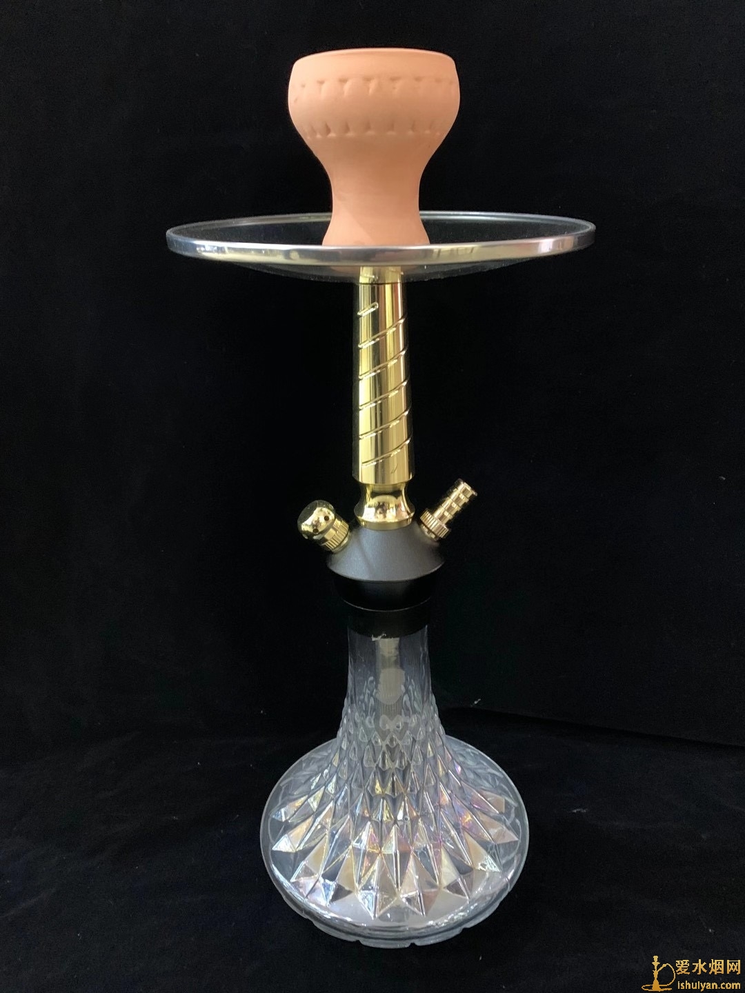 小号铝合金单嘴阿拉伯水烟 xiao hookah